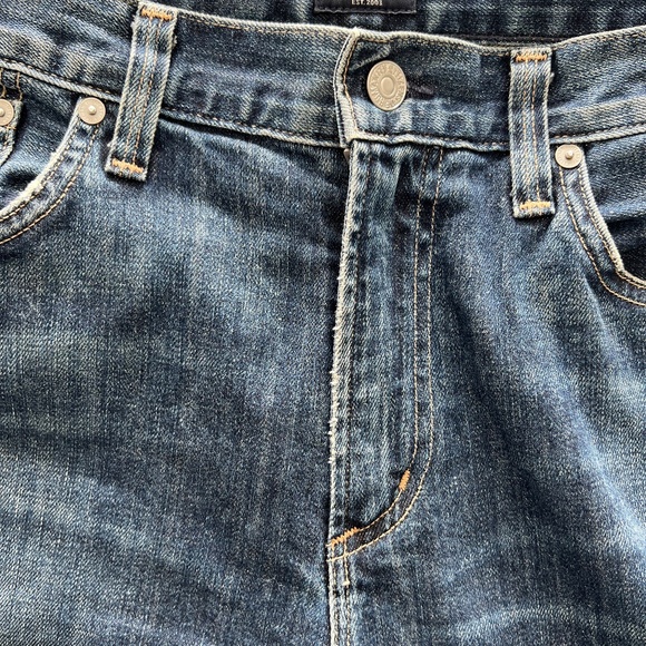 Mens Citizens of Humanity Core slim straight jeans in Dune wash - 32" - Picture 3 of 5